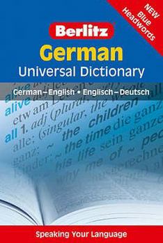 Paperback German Universal Dictionary (Berlitz Universal Dictionary) (German and English Edition) Book