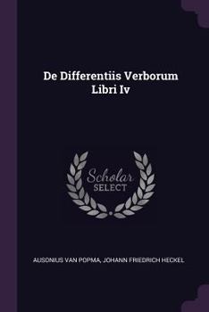 Paperback De Differentiis Verborum Libri Iv Book