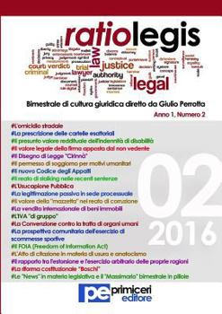 Paperback Ratio Legis (Numero 2, Anno 2016) [Italian] Book