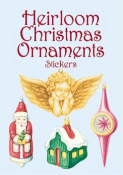 Paperback Heirloom Christmas Ornaments Stickers Book