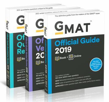 Paperback GMAT Official Guide 2019 Bundle: Books + Online Book