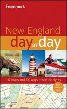 Paperback Frommer's New England Day by Day [With Map] Book