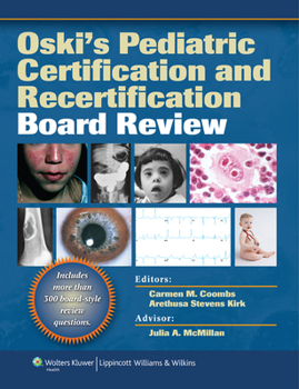 Paperback Oski's Pediatric Certification and Recertification Board Review Book