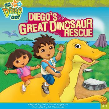 Diego's Great Dinosaur Rescue (Go, Diego, Go!) - Book  of the Go Diego Go!