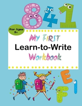 Paperback My First Learn to Write Workbook: Practice for Kids with Pen Control, Line Tracing, Letters, and More! (Kids coloring activity books) [French] Book