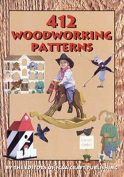 Paperback 412 Woodworking Patterns Book
