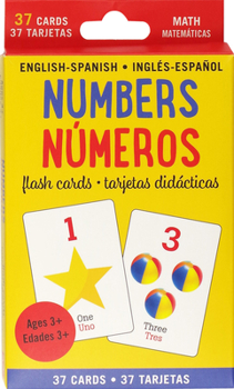Hardcover Bilingual Numbers Flash Cards (English/Spanish) Book