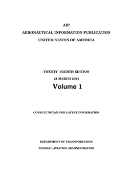 Paperback 2024 Aeronautical Information Publication (AIP) Basic (Volume 1/2) Book