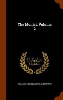 Hardcover The Monist, Volume 2 Book