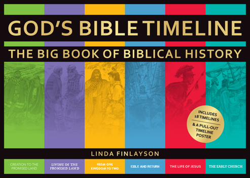 Hardcover God's Bible Timeline: The Big Book of Biblical History Book