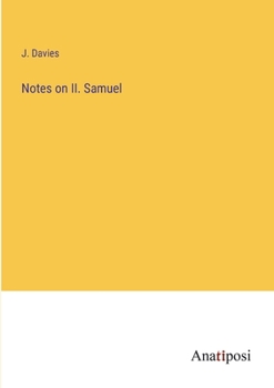 Paperback Notes on II. Samuel Book