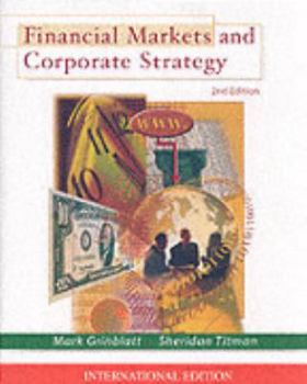 Paperback Financial Markets and Corporate Strategy Book