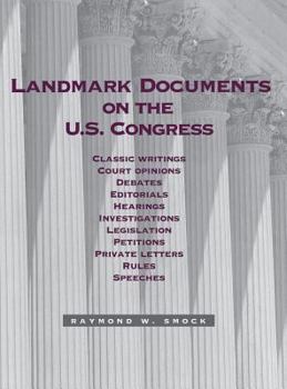 Hardcover Landmark Documents On the Us Congress Book
