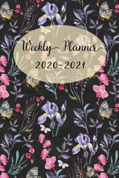 Paperback Weekly and Monthly Planner 2020-2021: Floral Design Organizer and Notebook - Perfect Gift for Girl Women Friends and Colleagues Book