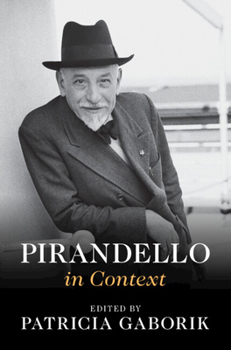 Hardcover Pirandello in Context Book