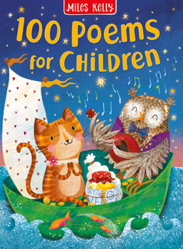 Hardcover 100 First Poems: Beautiful Gift Book Presents 100 Illustrated Poems Book