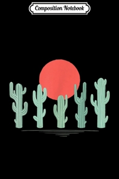 Composition Notebook: Cactus Desert Retro Southwest  Journal/Notebook Blank Lined Ruled 6x9 100 Pages