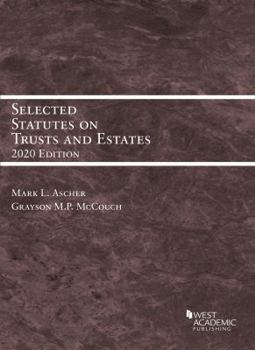 Paperback Selected Statutes on Trusts and Estates, 2020 Book