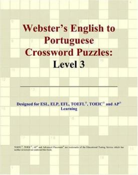 Paperback Webster's English to Portuguese Crossword Puzzles: Level 3 Book