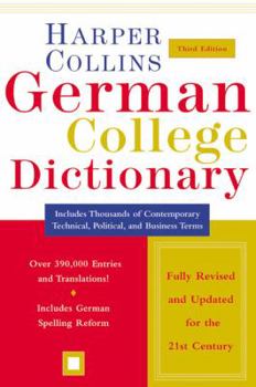 Hardcover HarperCollins German College Dictionary 3rd Edition Book