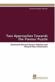 Paperback Two Approaches Towards the Flavour Puzzle Book