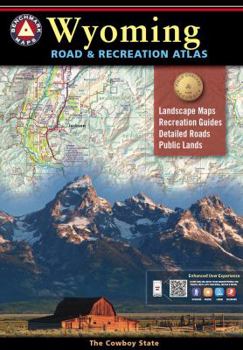 Paperback Wyoming Benchmark Road & Recreation Atlas Book