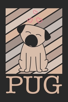 Pug: Pug Notebook Blank Line Do Lover Journal Lined with Lines 6x9 120 Pages Checklist Record Book Cute Funny Dog Lovers Take Notes Gift for Dog Owner ... Men Women Kids Christmas Gift for Pug Lover