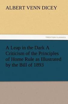 A Leap in the Dark; or, Our New Constitution