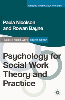 Paperback Psychology for Social Work Theory and Practice Book