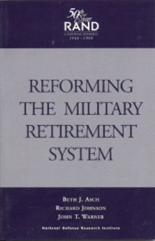 Paperback Reforming the Military Retirement System Book