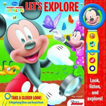Unknown Binding Mickey Mouse Clubhouse Let's Explore Take a Closer Look a Magnifying Glass and Sound Book