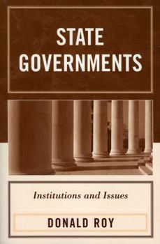 Paperback State Governments: Institutions and Issues Book