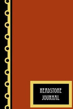 Paperback Headstone Journal: 100 Pages - Chestnut Book