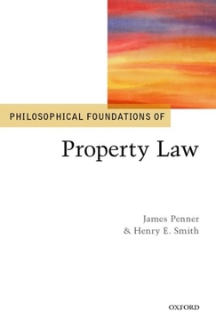 Hardcover Philosophical Foundations of Property Law Book