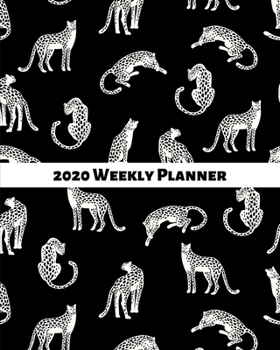 Paperback 2020 Weekly Planner: Leopard/cheetah/jaguar; January 1, 2020 - December 31, 2020; 8" x 10" Book