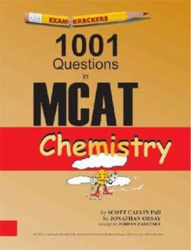 Paperback Examkrackers 1001 Questions in MCAT Chemistry Book