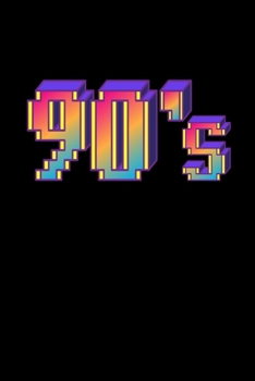 90´s: Notebook I Notitzbuch I Calepin I Taccuino I Cuaderno I Caderno I Notitieblok I Notatnik I 6x9 I A5 I 120 Pages I Dot Grid I Diary I Sketchbook ... I Teacher I Students I Writing I Drawing I