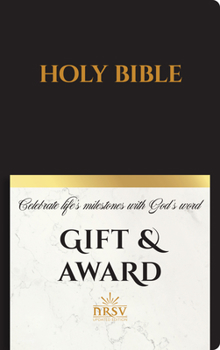Imitation Leather NRSV Updated Edition Gift & Award Bible (Imitation Leather, Black) Book