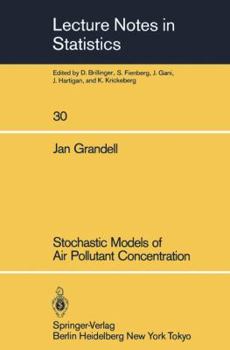 Paperback Stochastic Models of Air Pollutant Concentration Book