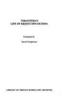 Paperback Taranatha's Life of Krsnacarya/Kanha Book