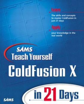 Paperback Teach Yourself Macromedia Coldfusion 5 in 21 Days Book
