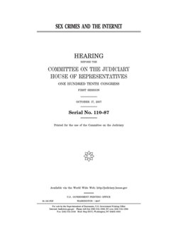 Paperback Sex crimes and the Internet Book