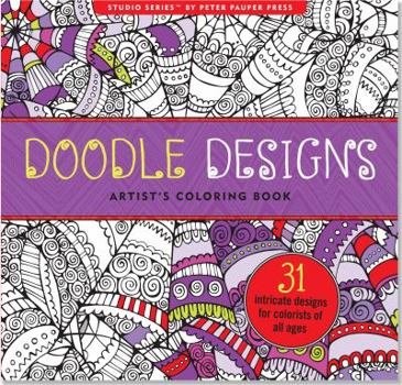 Perfect Paperback Doodle Designs Artist's Coloring Book