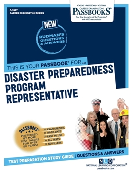 Paperback Disaster Preparedness Program Representative (C-3927): Passbooks Study Guide Book