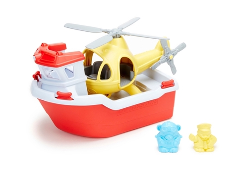 Misc. Green Toys Rescue Boat & Helicopter Toy Book