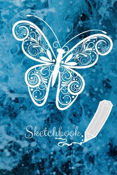 Sketchbook: Notebook Winter/snow/ butterfly/Sketchbook Winter/ Notebook Journal Winter Workbook Diary / Christmas Notebook/ Gift /Composition Blank 6x9 110 pages.