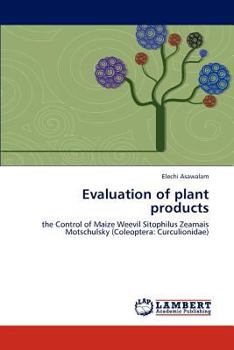 Paperback Evaluation of Plant Products Book