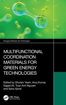 Hardcover Multifunctional Coordination Materials for Green Energy Technologies Book