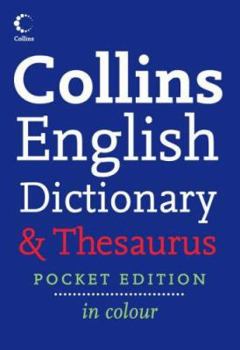 Paperback Collins Pocket Dictionary and Thesaurus Book