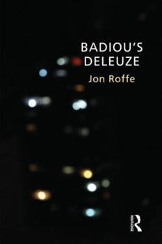 Paperback Badiou's Deleuze Book